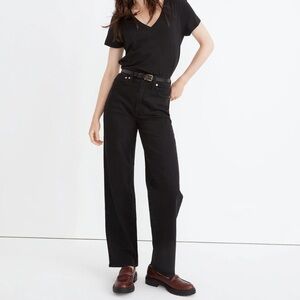 Madewell perfect vintage wide-leg jean in belmere wash - 28 petite
